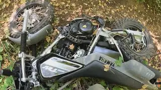 Yamaha TW 200 Off Road Single Track in Idaho Mountains