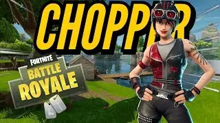 CHOPPER Skin Gameplay! In Fortnite Battle Royale..