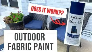 Rustoleum Outdoor Fabric Paint | Product Review