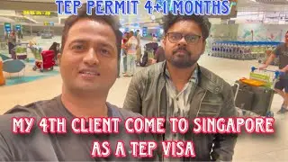 My 4th Client Come to Singapore as a TEP Visa | Singapore Training Employment Pass 4+1 Months