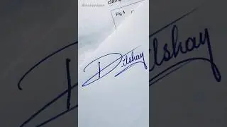 Dilshan 🔥 Name 🥰 Signature 🔥 | #shorts #youtubeshorts #shortsvideo @amanunique3965