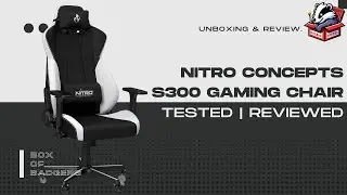 Распаковка и обзор игрового кресла Nitro Concepts S300 &mdash; максимальный комфорт в цвете &laquo;атомный зе...