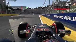 F1 2016 Starting last at Singapore (Day,ps4,legend AI)