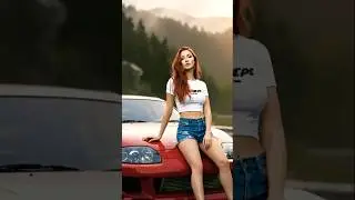 Girl on Supra street drifting 🔥