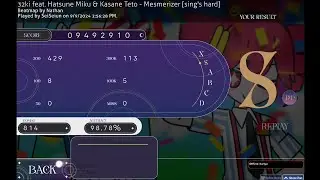 「osu!」Mesmerizer [sing's Hard] (Nathan) DT 168pp FC