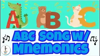 Preschool, Toddlers ABC Song with Mnemonics| Letter Names & Sounds with Fun Keyword Pictures!