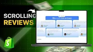 Добавьте анимированные прокручиваемые отзывы к любой теме Shopify | БЕЗ подписки на приложение! |...