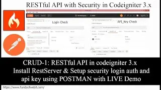 CRUD-1: RESTful API в codeigniter 3.x Установка и настройка безопасного входа, аутентификации и к...