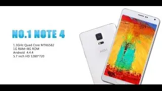 NO.1 Note 4 5.7 inch smartphone Review samsung note 4 clone