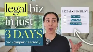 Start Your Online Business Legally in 3 Days (+ FREE LEGAL GUIDE)