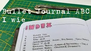 Bullet Journal ABC - I wie Index