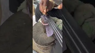 Handmade sword engraving &ndash; a traditional metalworking technique