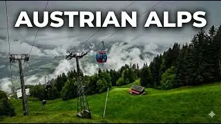 Sailing Clouds over Austrian Alps | 4K Static Timelapse
