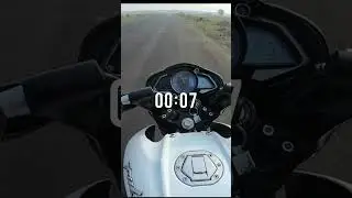NS 200 0 to 100 (without redlining) #automobile #200nsthebeast #motovlog
