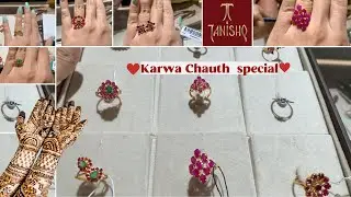 Tanishq ruby finer ring design with price & code | Starts at 19000rs/- 😱Ruby&emerald  finger rings