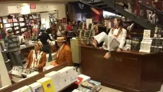 Princeton Marching Band Invades Harvard's Bookstore