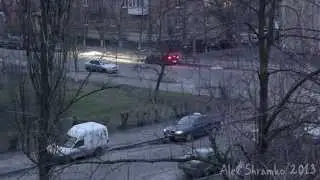Panasonic GH1 timelapse function in MJPEG, 2fps, Kiev street