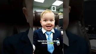 Office Baby on Album Release Day #shorts #loas #taylorswift #officehumor #talkingbaby #viral