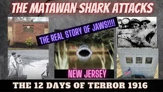 The REAL story of JAWS 1916! The Matawan Shark Attacks. 12 Days of TERROR!