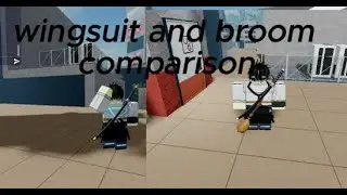 wingsuit and broom comparison