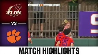 Elon vs. Clemson Match Highlights | 2025 ACC Men's Soccer