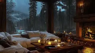 Where the Thunder Sleeps - Deep Forest Rain & Fire Sounds for Dreamlike Relaxation and Restful Focus
