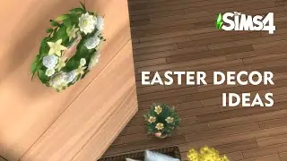 The Sims 4 Spring Easter Decor Ideas | No CC, No Cheats #thesims4 #ts4 #sims4