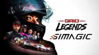 Grid Legends with new SIMAGIC gear! Alpha EVO PRO 18Nm, P-1000 Inverted Hydraulic Pedals, NEO-X 330T
