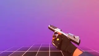 Desert Eagle Reload Animation Made With Blender