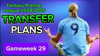MY FPL GW 29 TRANSFER PLANS 🔥 Haaland in ?? ✅ Fantasy Premier League 2024/2025