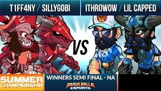 Ithrowow & Lil Capped vs T1FF4NY & SillyGobi - Winners Semi Final - Summer Championship 2019 2v2 NA