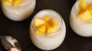 Che Xoai Bot Bang (Mango Pudding with Tapioca Pearls) Recipe!