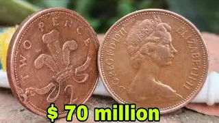  Top 2 ultra Rare coin 1971 2 New Pence Queen Elizabeth II Coin &ndash; Hidden Hitorical and valuable