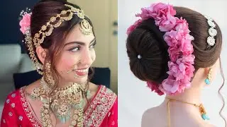 trendy first class updo hairstyle for bridal look