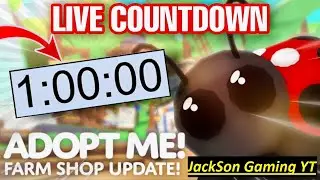 NEW FARM SHOP UPDATE INADOPT ME!! (LIVE COUNTDOWN)