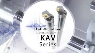 Kyocera Cutting Tool KAV deep-boring anti-vibration dampener boring bars #cnc #kyoceracuttingtool