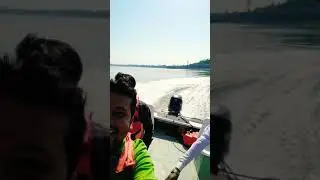 Hanuwantiya boat riding #hyspeed #harda #rockers