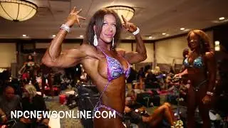 2017 IFBB North American Masters Women's Physique Backstage Video