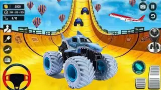 Monster Truck Ramp Stunts Gameplay 3D