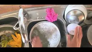 Washing Dishes Again | Peaceful Kitchen Sounds, No Talking