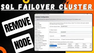 Remove Node/VM From SQL Failover cluster?