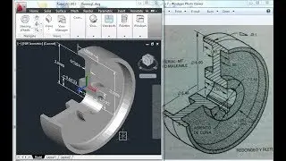How to Model 3D Wheel in Auto CAD EXERCISE # 44