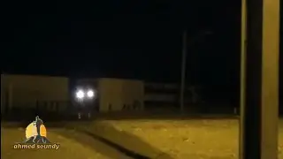 قاطرة الفوسفاط القادمة من بنعزوز نواحي مدينة ابن جرير تذخل للمحطة 
