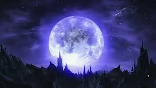 Moonlight Fairy Tale Ambience - Castle Tower View For Sleep And Immersion