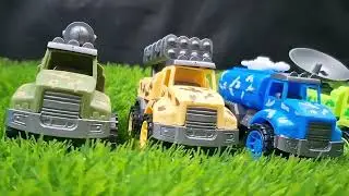 4 Minutes of Satisfying ASMR Army Toy Cars | Relaxing & Calming Sounds