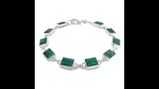 Bratara Argint Radacina de Smarald Amondini #jewelry #silver #bijuteriiargint #bracelet #salsag