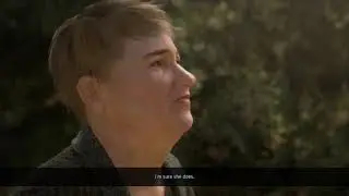 TWIN MIRROR - Sam talks to Cristina and Hugh at the Cemetery