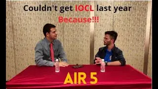 IOCL Officer interview | Rishi Sharma |Gate Topper | Gate21 Air 5 XE | AIR 18 ME | Self Preparation