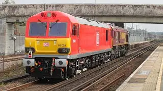 92029 on Light Engine move at Westenhanger | 11/10/2023