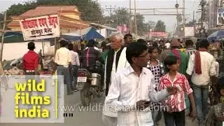 Entrance of Art and Craft village : Sonepur Cattle Fair, Bihar